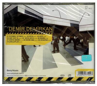 Demir Demirkan - Dünya Benim (2002) CD Müzik CD292 - 6