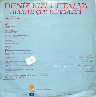 Deniz Kızı Eftalya - Aheste Çek Kürekleri LP (108) PLK20464 - 2