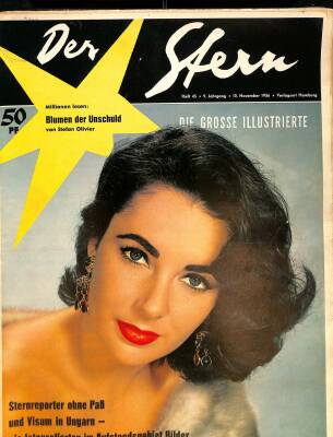 Der Stern 10 November 1956 - Elizabeth Taylor, Stefan Olivier, Prinzessin Margaret NDR84449 - 1