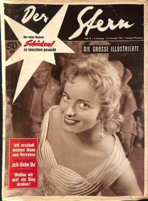 Der Stern 13 November 1955 - Cristiane König, Gina Lollobrigido, Königin Elizabeth NDR84535 - 1