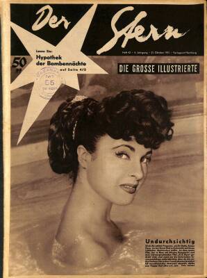 Der Stern 21 Oktober 1951 - Morgen Jünger, Jean Peters NDR83737 - 1