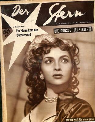 Der Stern 23 November 1952 - Gina Lollobrigida, Gustaf Adolf, Scapa Flow NDR84434 - 1