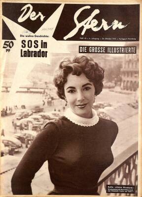 Der Stern 23 Oktober 1953 - Elizabeth Taylor, Als Bildhauer Und Maler, Avenue Pierre NDR84609 - 1