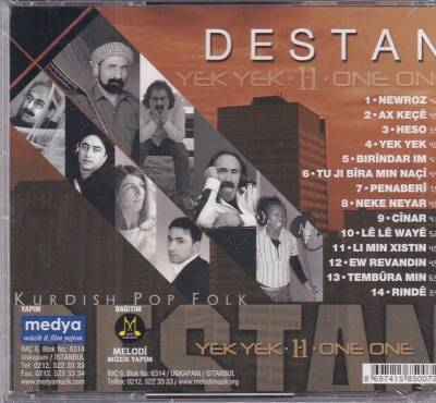 Destan - Yek Yek (Sıfır Ürün) CD Müzik CD992 - 2