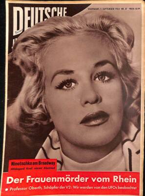 Deutsche Illustrierte 11 September 1954 Nr.37 Ninotschka am Broadway NDR40007 - 1