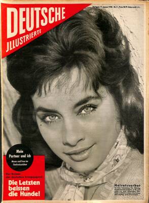 DEUTSCHE JIIUSTRIERTE Nr 2 11 Januar 1958 - Gina Lollobrigida, Kaiserin Soraja NDR84018 - 1