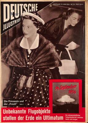 DEUTSCHE JIIUSTRIERTE Nr 24 12 Juni 1954 - Pola Negri, Ludmilla Tcherina , Soraja, Ava Gardner NDR84052 - 1