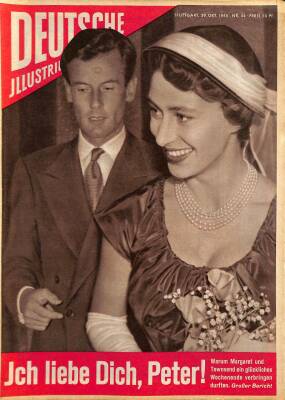 DEUTSCHE JIIUSTRIERTE Nr 44 29 Okt 1955 - Prinzessin Margaret, Peter NDR83997 - 1