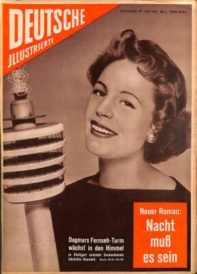 DEUTSCHE JIIUSTRIERTE Nr 5 29 Jan 1955 - Vicky Martin, Jeanne Crain NDR84016 - 1