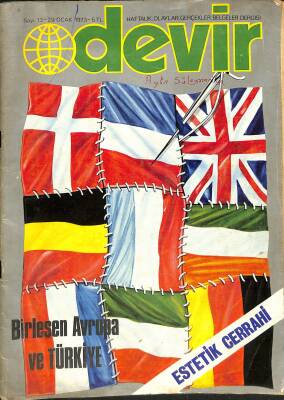 Devir Haftalık Olaylar Gerçekler Belgeler Dergisi Sayı13 29 Ocak 1973 - Türkiyede Estetik Cerrahi Türkan Şoray, Filiz Akın NDR83148 - 1