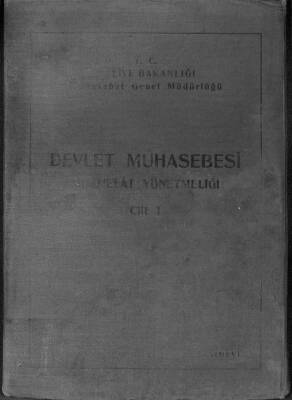 Devlet Muhasebesi Muamelat Yönetmeliği 1.Cilt KTP2440 - 1