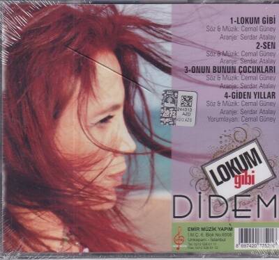 Didem - Lokum Gibi (Sıfır Ürün) CD Müzik CD1092 - 2