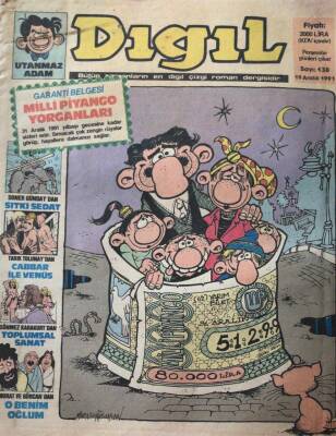 Dıgıl Mizah Dergisi 19 Aralık 1991 Sayı138 NDR16346 - 1