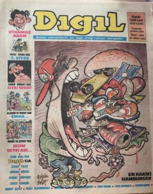 Dıgıl Mizah Dergisi 25 Nisan 1991 Sayı104 NDR16342 - 1