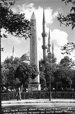 Dikili Taş Ve Sultan Ahmet Camii İstanbul Kartpostal KRT6100 - 1