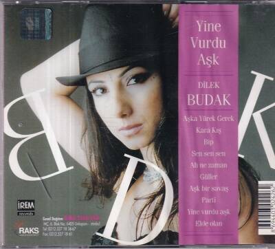 Dilek Budak *Yine Vurdu Aşk * ( İkinci El ) CD Müzik CD1147 - 2