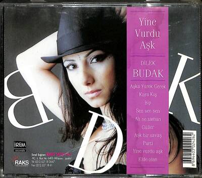 Dilek Budak *Yine Vurdu Aşk* ( İkinci El ) CD Müzik CD2409 - 8