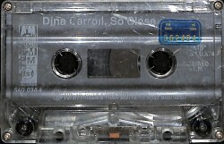 Dina Carroll - So Close Kaset (Mavi Bandrol - İkinci El) KST27857 - 2