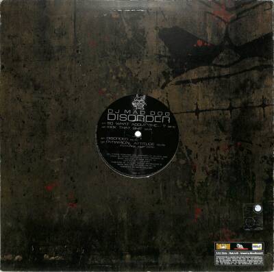 DJ Mad Dog – Disorder (2006-Italya) Hardcore, Gabber - 2