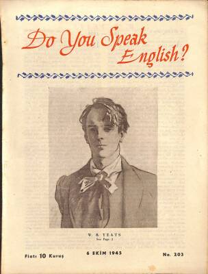 Do You Speak English? 6 Ekim 1945 - W. B. Yeats NDR84640 - 1