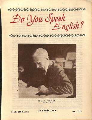 Do You Speak English? 29 Eylül 1945 - H. A. L. Fisher NDR84643 - 1