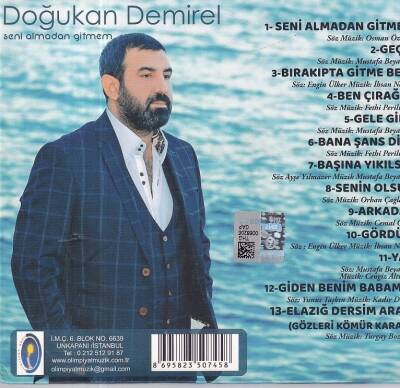 Doğukan Demirel *Seni Almadan Gitmem* ( İkinci El ) CD Müzik CD1206 - 2