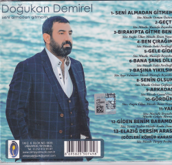 Doğukan Demirel - Seni Almadan Gitmem (Sıfır Ürün) CD Müzik CD1271 - 2