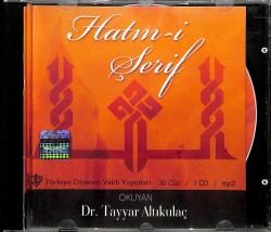 Dr. Tayyar Altıkulaç *Hatm-i Şerif * ( İkinci El ) CD Müzik CD1829 - 1