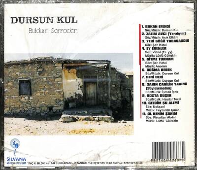 Dursun Kul - Buldum Sonradan (Sıfır Ürün) CD Müzik CD1834 - 2