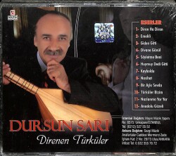 Dursun Sarı - Direnen Türküler (Sıfır Ürün) CD Müzik CD1739 - 2