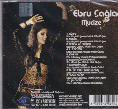 Ebru Çağlar - Mucize (Sıfır Ürün) CD Müzik CD1322 - 2