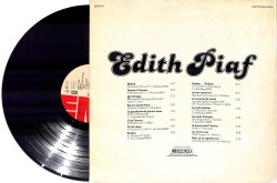 Edith Piaf - Milord (Almanya Baskı) LP PLAK (10/8.5) PLK25989 - 2