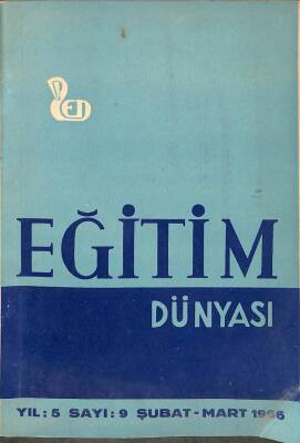 Eğitim Dünyası Dergisi Yıl 5 Sayı 9 - Şubat-Mart 1966 NDR75886 - 1