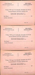 Eğlence Tarihi - TEUTONIA Türk Alman Dostluk Cemiyeti 9 Mayıs 1959 Bahar Balosu 3lü Lot EFM(N)9811 - 5