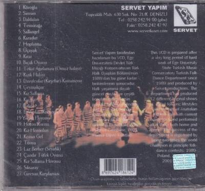 Ekin Topluluğu Türk Halk Oyunları Serisi (Sıfır Ürün) CD Müzik CD1203 - 2