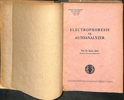 ELECTROPHORESIS VE AUTOANALYZER Ankara Üniversitesi Tıp Fakültesi 1968 KTP340 - 1