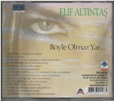 Elif Altıntaş *Böyle Olmaz Yar* CD Müzik CD658 - 8