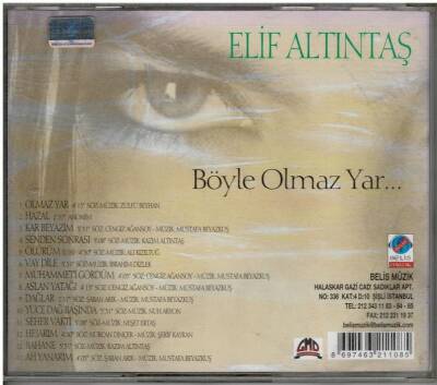 Elif Altıntaş *Böyle Olmaz Yar* CD Müzik CD658 - 6