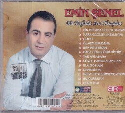 Emin Şenel - Bir Defada Sen Olsaydın (Sıfır Ürün) CD Müzik CD1134 - 2