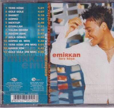 Emirkan - Ters Köşe (Sıfır Ürün) CD Müzik CD1132 - 2