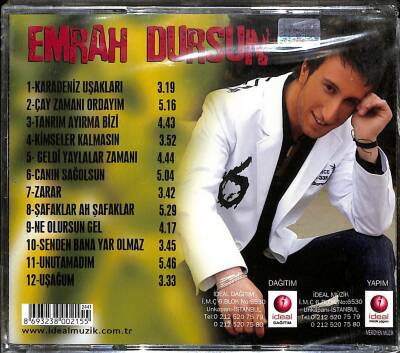 Emrah Dursun - Çay Zamanı Ordayım (Sıfır Ürün) CD Müzik CD1788 - 2