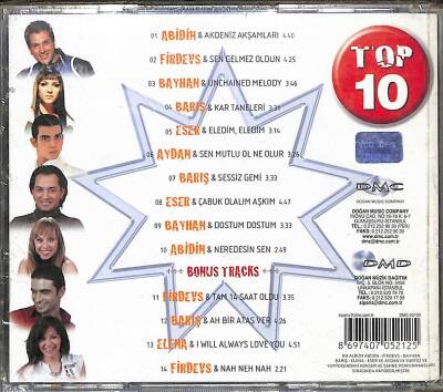 En İyi Performans Şarkıları - Top 10 (Sıfır Ürün) CD Müzik CD3063 - 8