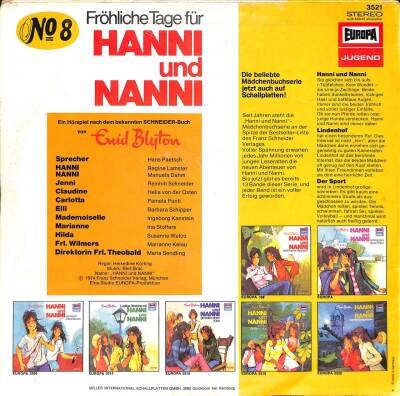 Enid Blyton (1973) – Fröhliche Tage Für Hanni Und Nanni (109) PLK17214 - 2