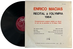 Enrico Macias - Al Olympia (Pathe) LP Plak (10/8) PLK25583 - 2