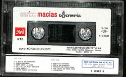 Enrico Macias *Olympia* Kaset KST23399 - 2