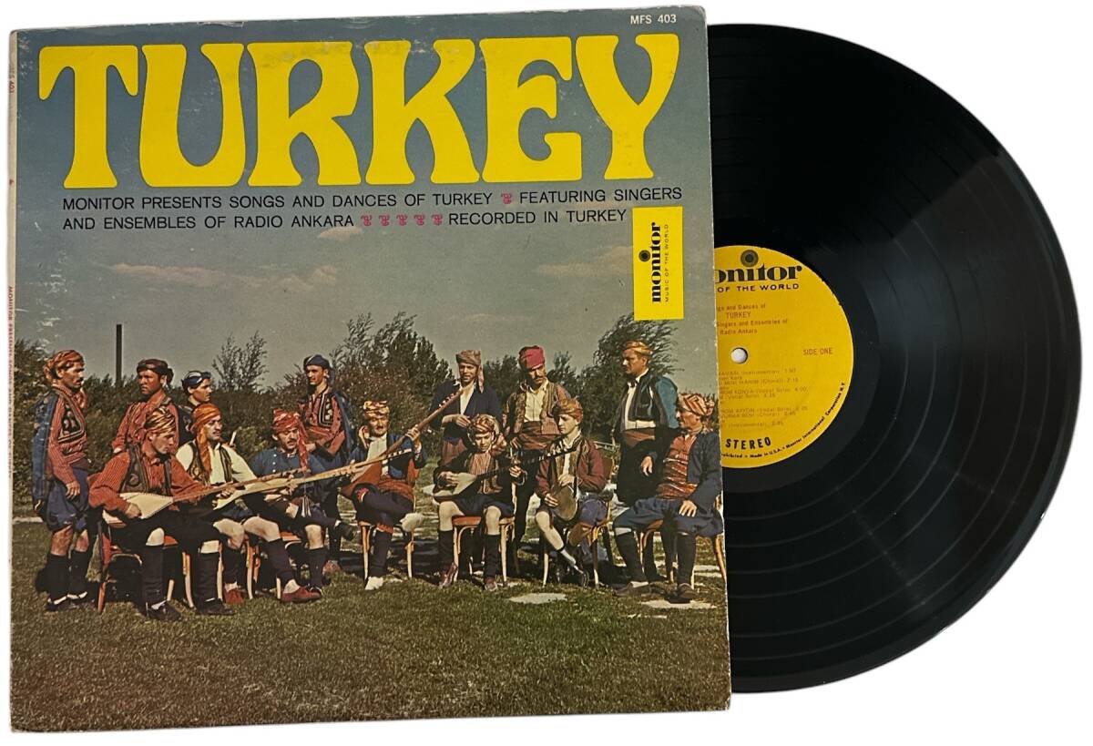 Ensembles Of Radio Ankara - Songs And Dances Of Turkey LP Plak (10/8) PLK25561 - 1