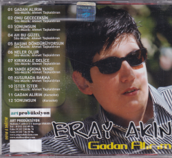 Eray Akın - Gadan Alırım (Sıfır Ürün) CD Müzik CD1268 - 2