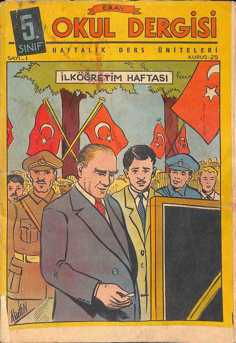 Eray Okul Dergisi 16 Eylül 1964 - Sınıf 5: Sayı: 1 NDR91232 - 1