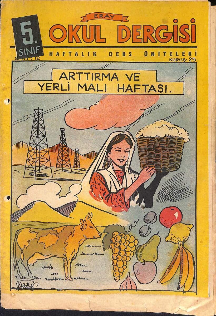 Eray Okul Dergisi 21 Aralık 1964 - Sınıf 5: Sayı: 12 NDR91220 - 1