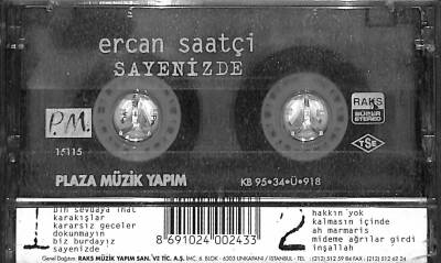 Ercan Saatçi - Sayenizde Kaset (İkinci El) KST24962 - 2